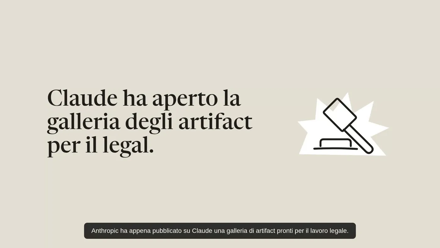 Fotogramma del video «Artifact legali di Claude con rAisk»