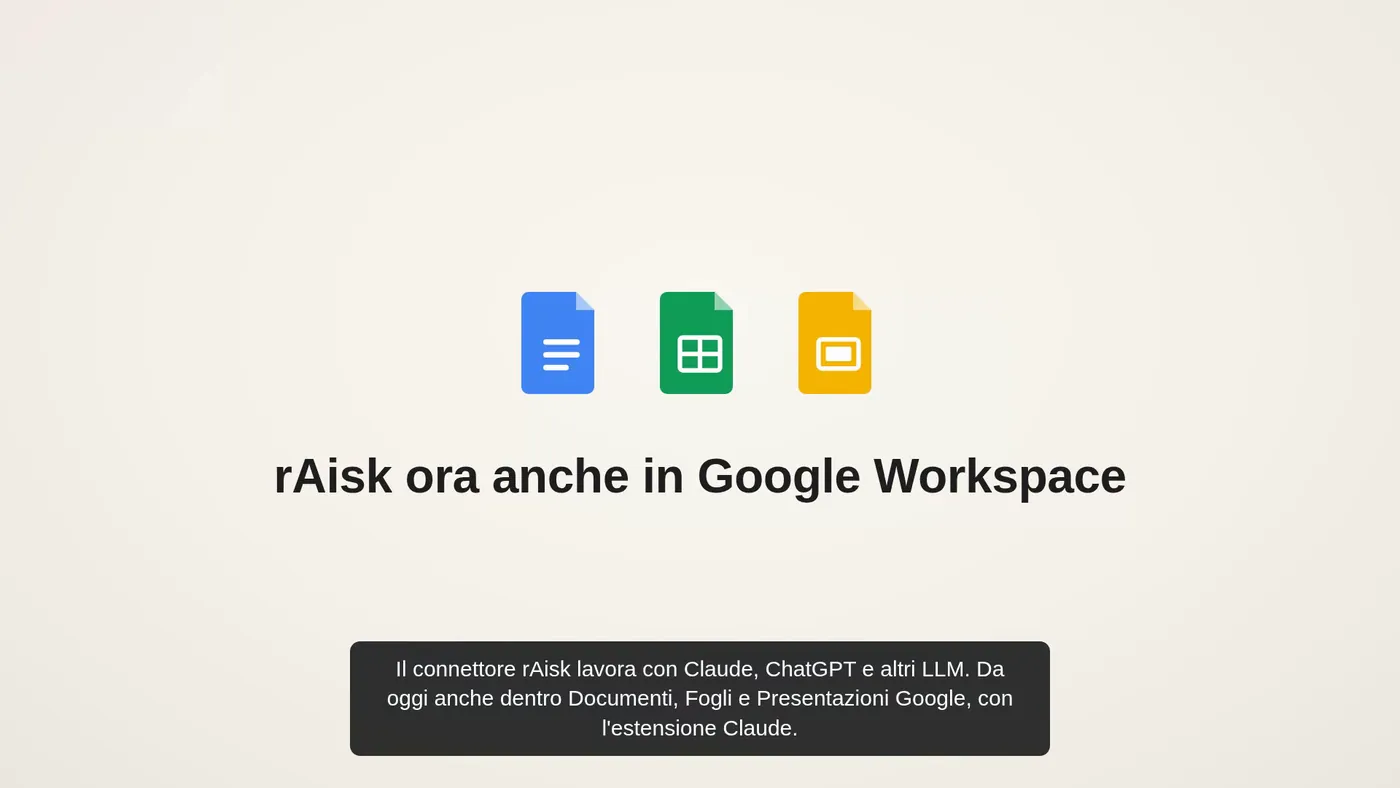 Fotogramma del video «rAisk in Google Workspace»